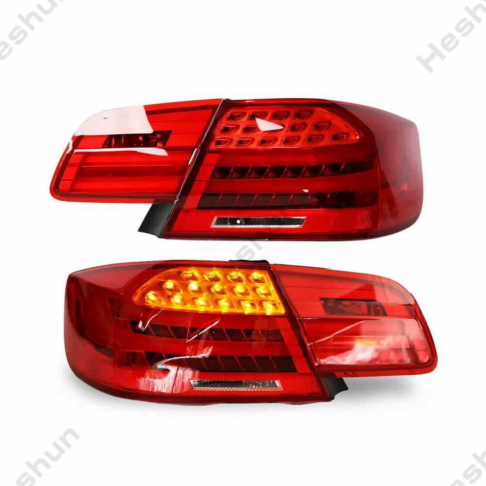 Pair Full LED Taillights For BMW 3 Series E92 M3 coupe 328i 335i 330i 2006 - 2012 Taillamp Rear Lamp Brake Fog Turn Signal Light