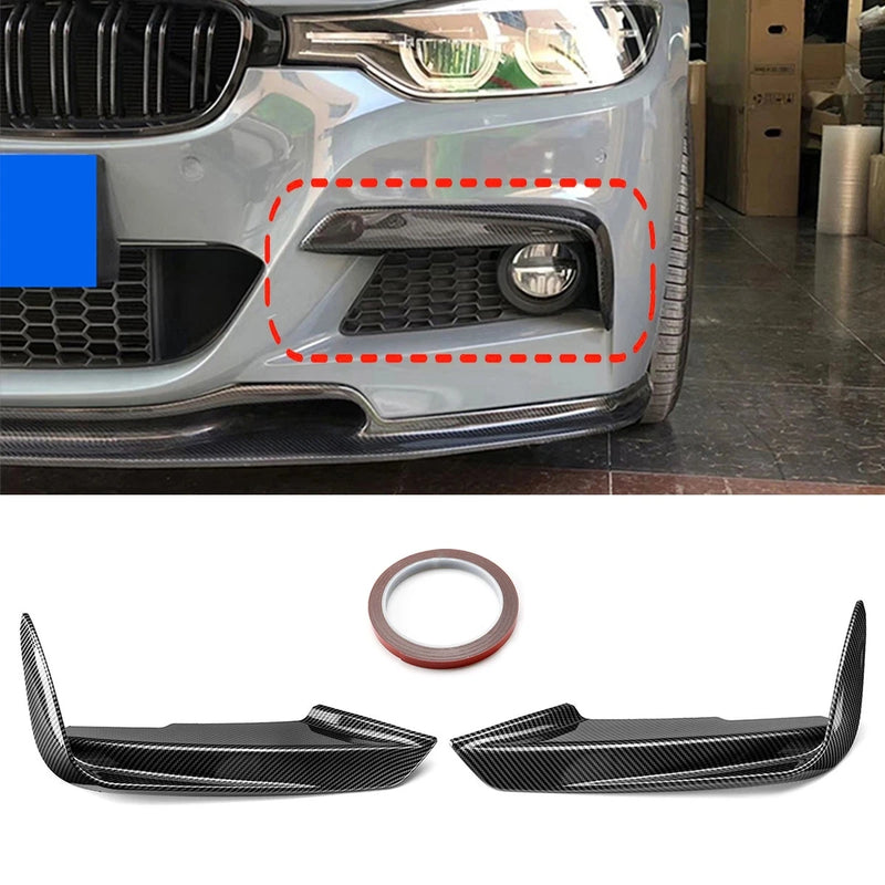 Front bumper canards for BMW F30 / F31 M Sport bumper