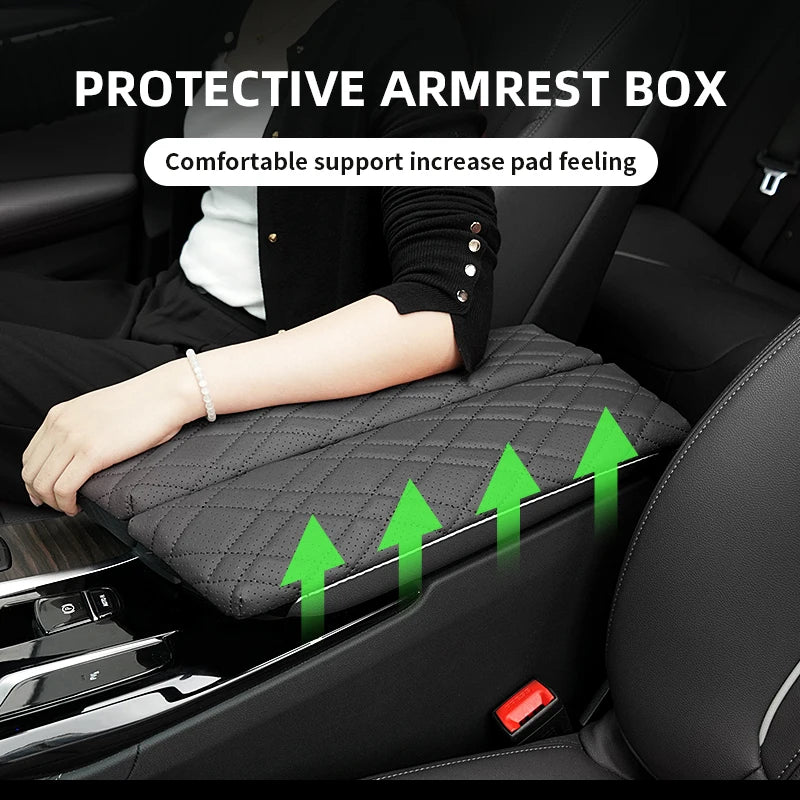 2pc Car Armrest Box Pad Auto Central Arm Rest Box Cover Protect Mat Interior Styling Accessory For BMW G30 G38 G32 6GT 2018-2023