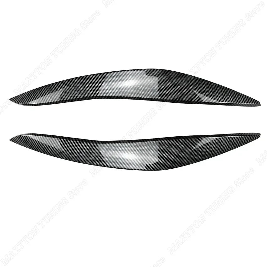 For BMW 5 Series F10 F11 2011-2014 Car Eyelid Front Headlight Eyebrow Cover Eye Lid Trim Sticker Gloss Black ABS Car Accessories