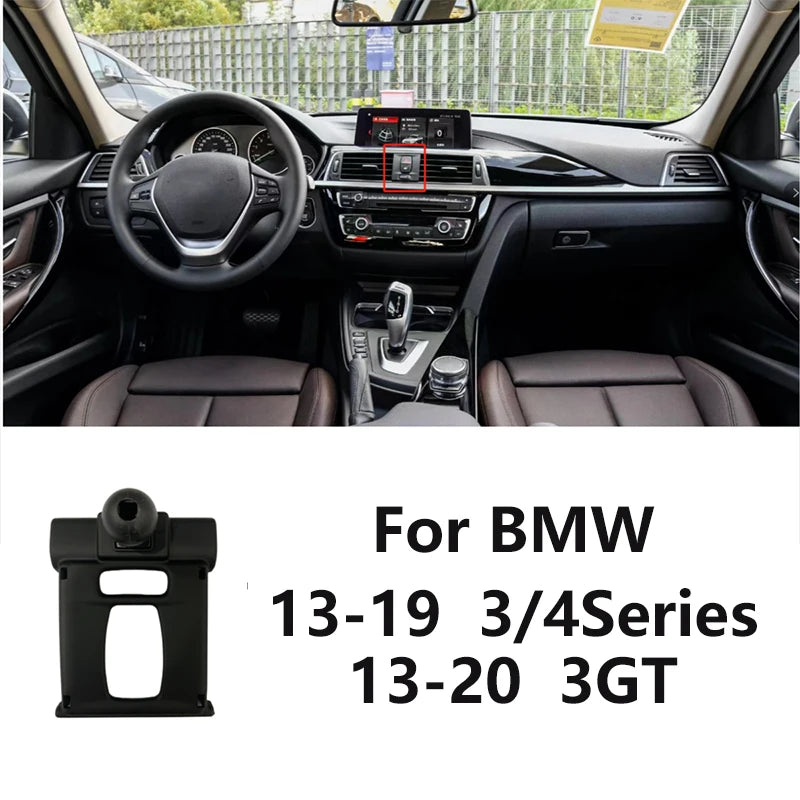 Car Special Phone Holder Stand 17mm Ball Head Base Interior GPS Mount Bracket For BMW 1/2/3/4/5/7 Series/X1X2/X3/X4/X5/X6/X7