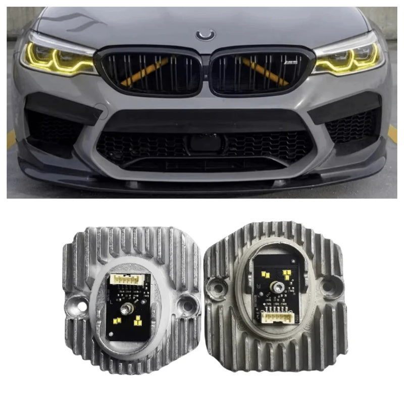 Yellow DRL LED modules for BMW G30 and F90 M5 adaptive LED headlights