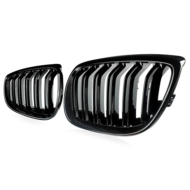 Gloss Black For BMW 5 Series F10 F11 F18 M5 Front Bumper Grills Double 2010-2016 Wide Kidney Grille 520d 530d 540i 528i 535i CAR