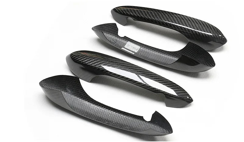 Real Carbon Fiber Car Door Handle Decoration For BMW 3 4 5 6 7 8 X Series X3 X4 X5 X6 X7 G01 G02 G05 G06 F90 G20 G22 G30 G38 G32