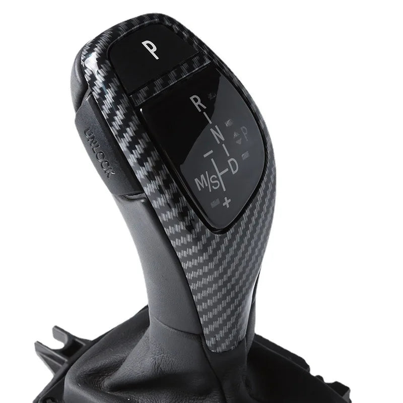 Gloss Black Car Gear Knob Shift Lever Cover For BMW F30 F10 F32 F33 F31 F34 F06 F12 F25 F26 1 3 3GT 4 5 5GT 6 7 Series 13-17