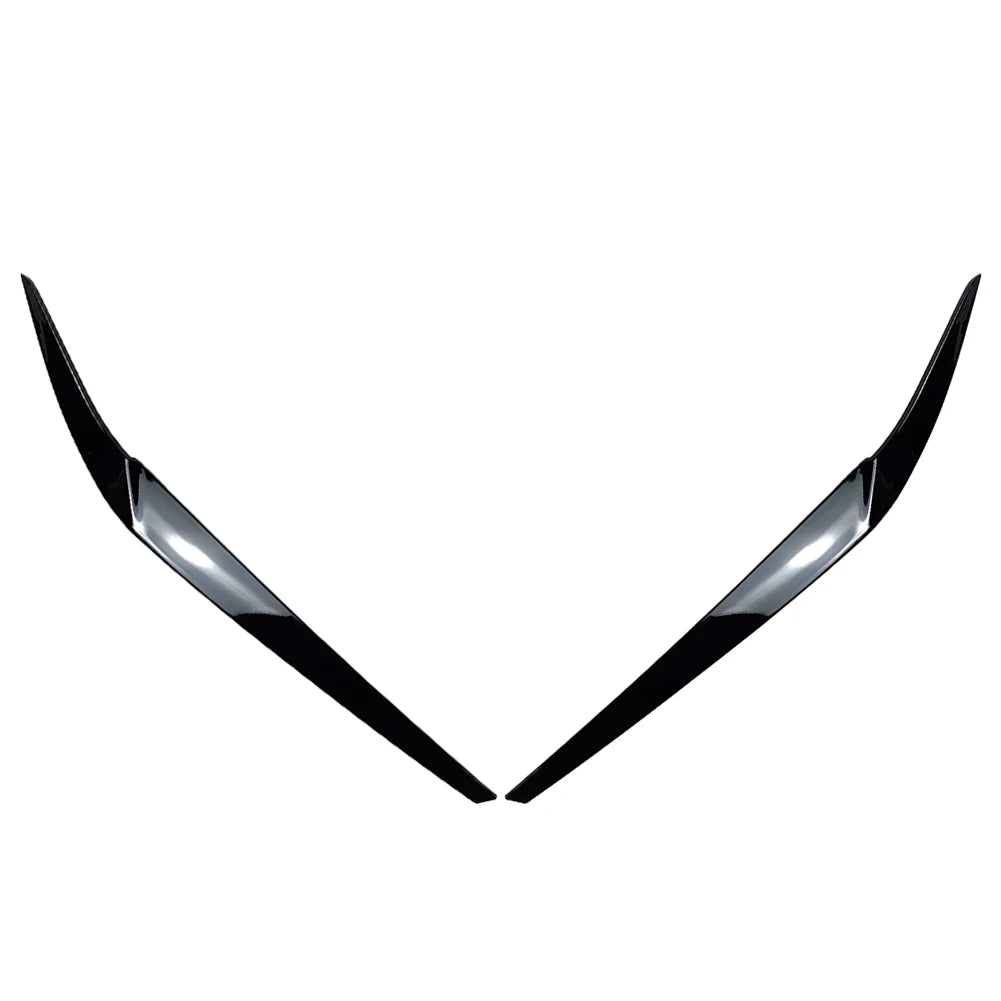 Car Front Headlight Eyebrow Eyelid Cover Trim For BMW 5 Series G30 G31 G38 F90 M5 525I 530I 540I 2017 2018 2019 2020 2021