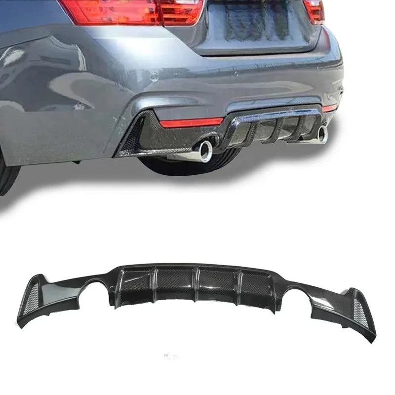 M Performance Rear Diffuser, Carbon Look, for BMW 4 Series F32 / F33 / F36, 435 / 440 (2013-2020)