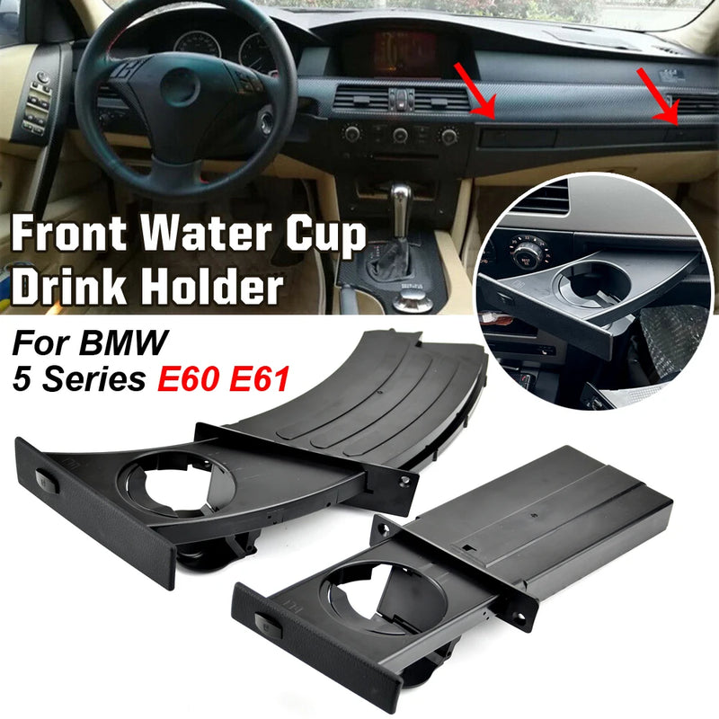 Front dashboard cup holder for BMW 5 Series E60 and E61