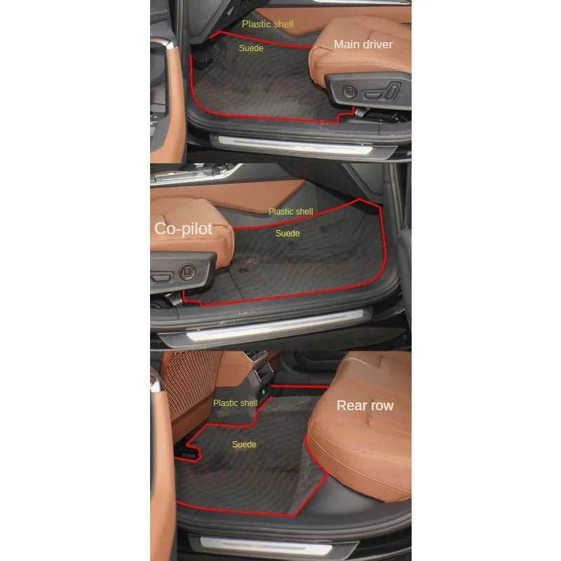 Artificial Leather Custom Car Floor Mats for BMW 4 Series F32 Coupe F33 Convertible F36 Gran Coupe Interior Accessories Details
