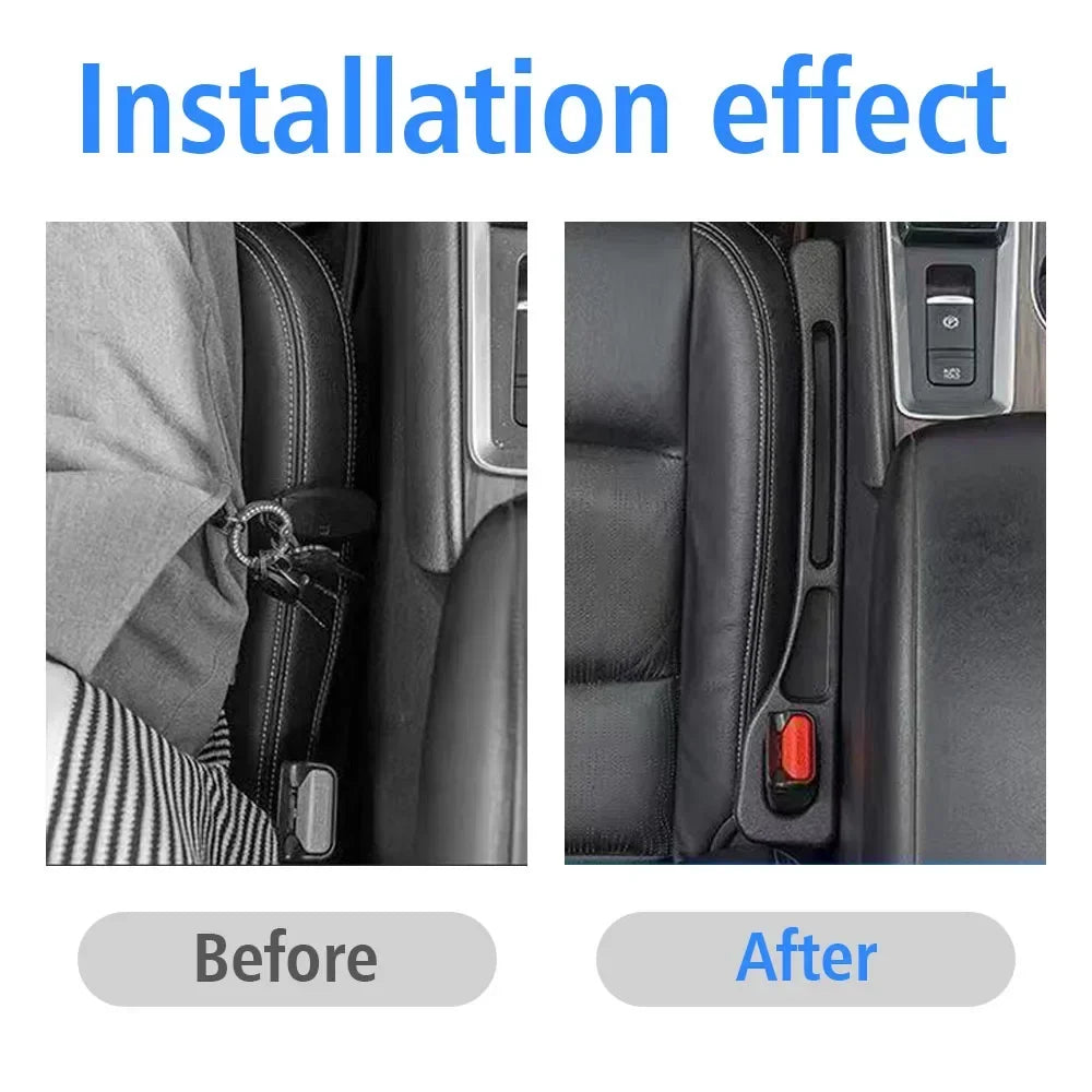 2pcs PU Car Seat Gap Leak Proof Sealing Strip,Seam Storage Box,For BMW X1 X2 X3 X4 X5 X6 X7 G20 F30 E46 E39 E90 E91 E92 E93 E89