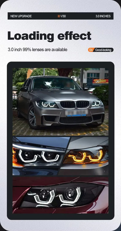 Rectangular RGB angel eye shrouds with app control, product photo 8