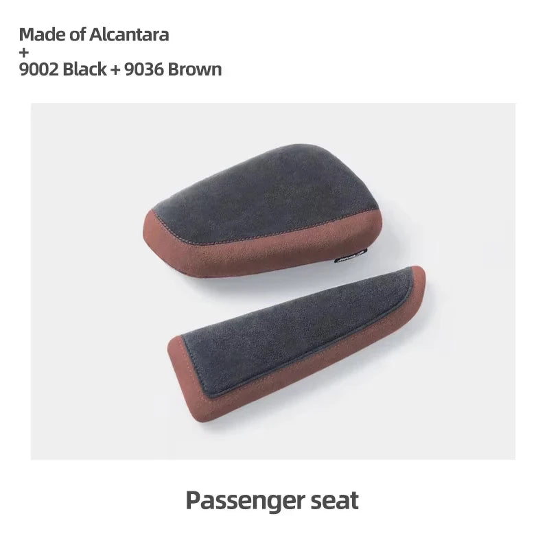 For BMW F30 F20 G20 G30 X3 G01 X5 E70 X6 E71 Made of Alcantara Car Door Armrest Elbow Pad Leg Support Cushion Anti-collision