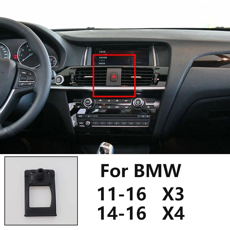 Car Special Phone Holder Stand 17mm Ball Head Base Interior GPS Mount Bracket For BMW 1/2/3/4/5/7 Series/X1X2/X3/X4/X5/X6/X7