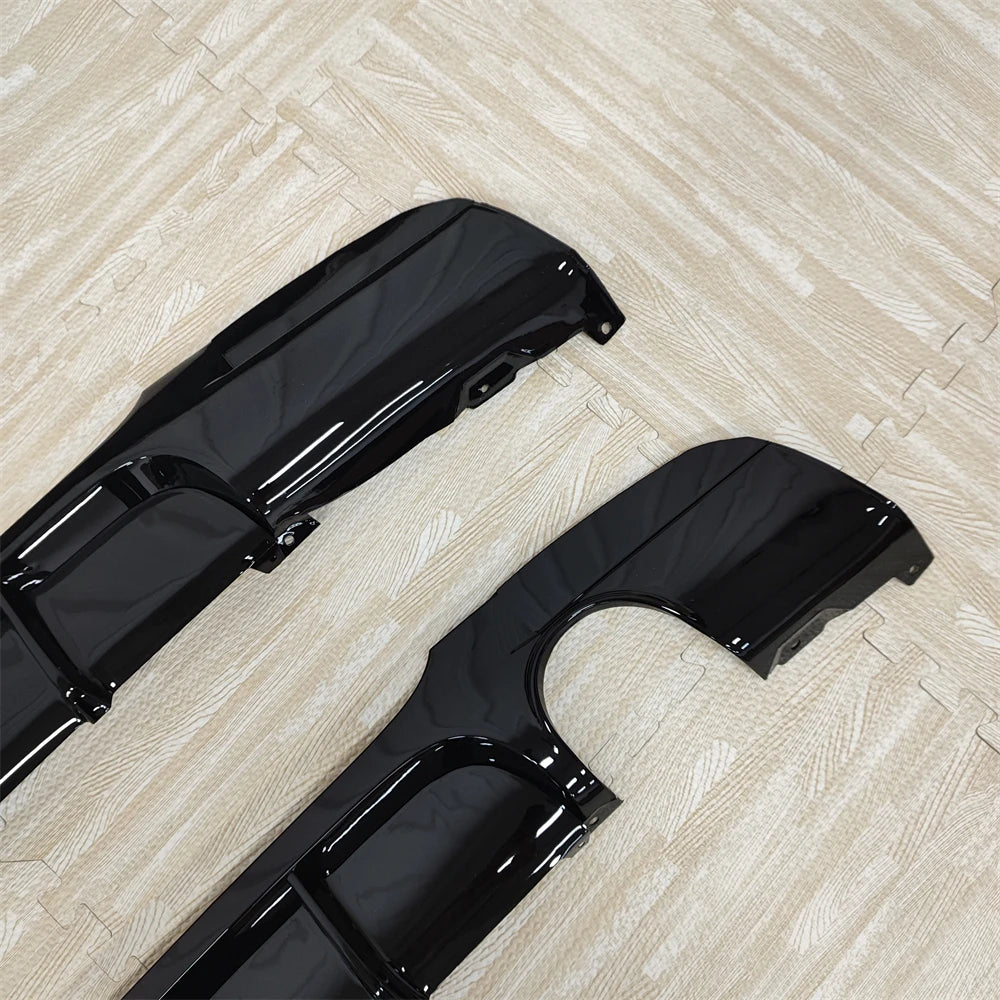MP Style For BMW 3 Series E90 E91 320i 320d 325d 330d 335i 2005-2012 4-Door M-Sport Rear Bumper Diffuser Bodykits Tuning Black