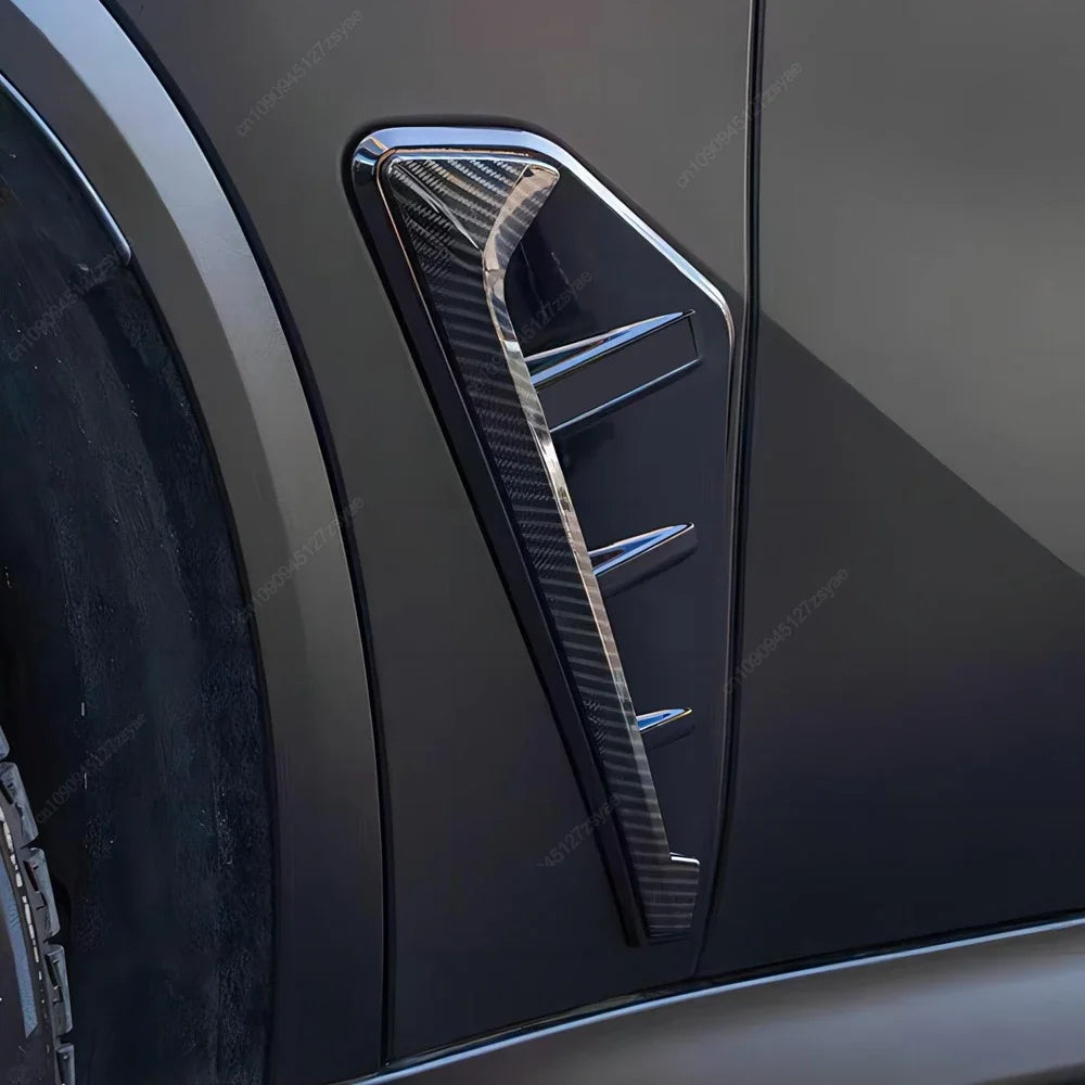 2Pcs For BMW X5 G05 X5M F95 2019-2022 Car Modified Side Spoiler Wind Knife Side Fender Vent Decoration Stickers Car-Styling