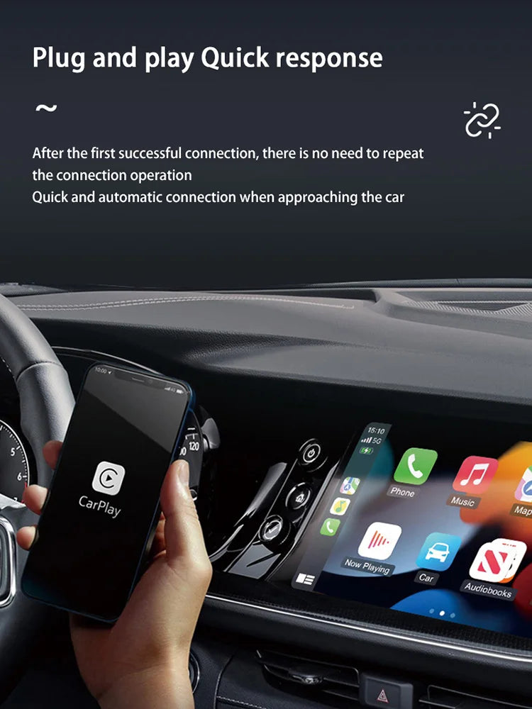 Lenovo 2 in 1 Wireless Android Auto Adapter Wireless CarPlay Dongle Car Intelligent Systems AI Smart Box For Car Wired CarPlay