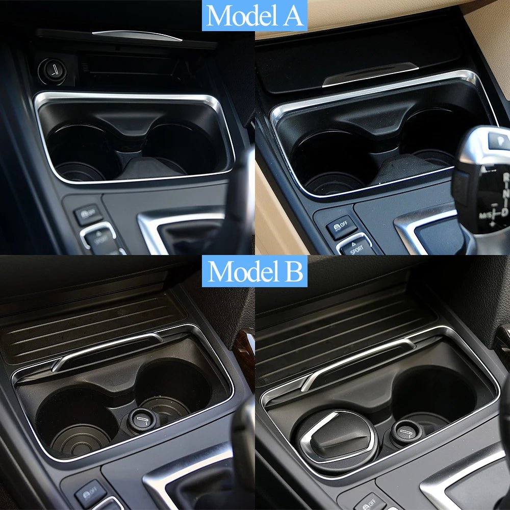 Center Console Drink Water Cup Holder Storage Table Insert Cover For BMW 3 4 Series M3 M4 F30 F31 F34 F35 F80 F32 F33 F36 F82