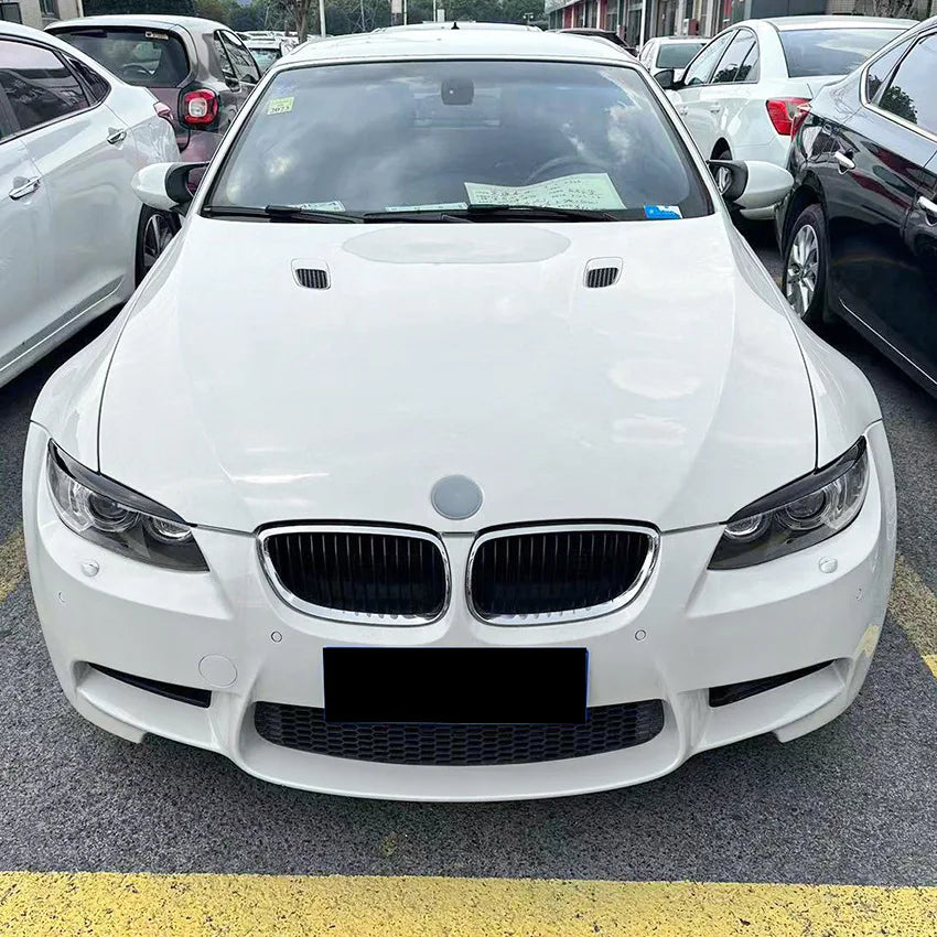 ABS Gloss Headlight Eyebrows Eyelids 2Pcs for BMW E92 E93 3 Series 325i 330i 330d 335i 335d Pre-LCI 3D Stickers Car Accessories