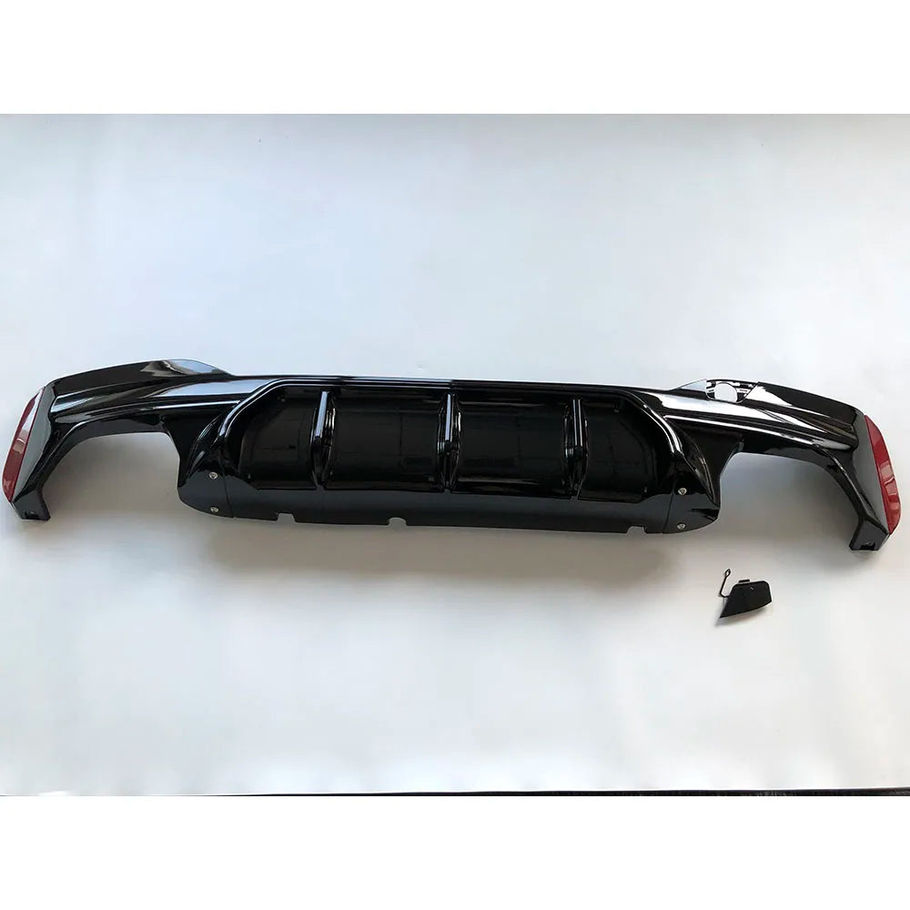 M5-Style Rear Diffuser, Gloss Black, for BMW 5 Series G30 / G31 (2017-2023)
