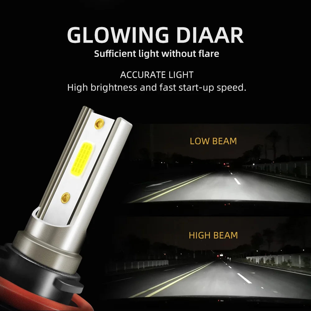 2x H8 H11 Led Fog Light Bulb 15000LM 6000K White For BMW E92 F34 F31 F33 F83 F32 F82 F36 F10 F21 F45 F23 F22 F87 F46 F30 F80 E93