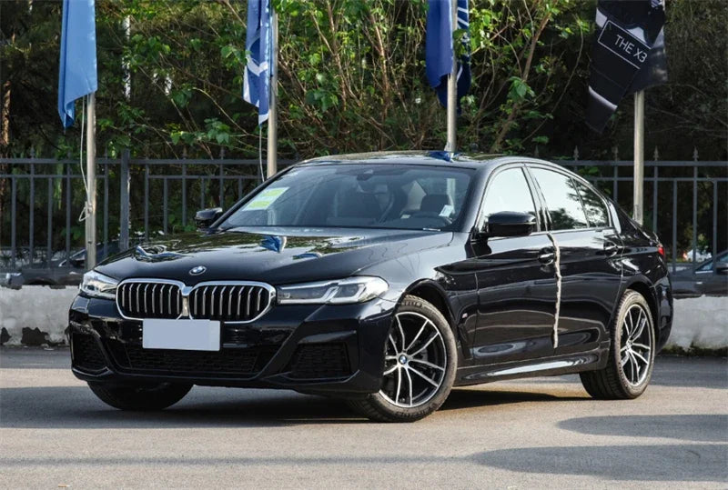 For BMW 5 Series G30 G38 G31 F90 M5 LCI 2020-2023 Car Front Bumper Grille Racing Grills Replacement 2 Slat Gloss Black Grilles