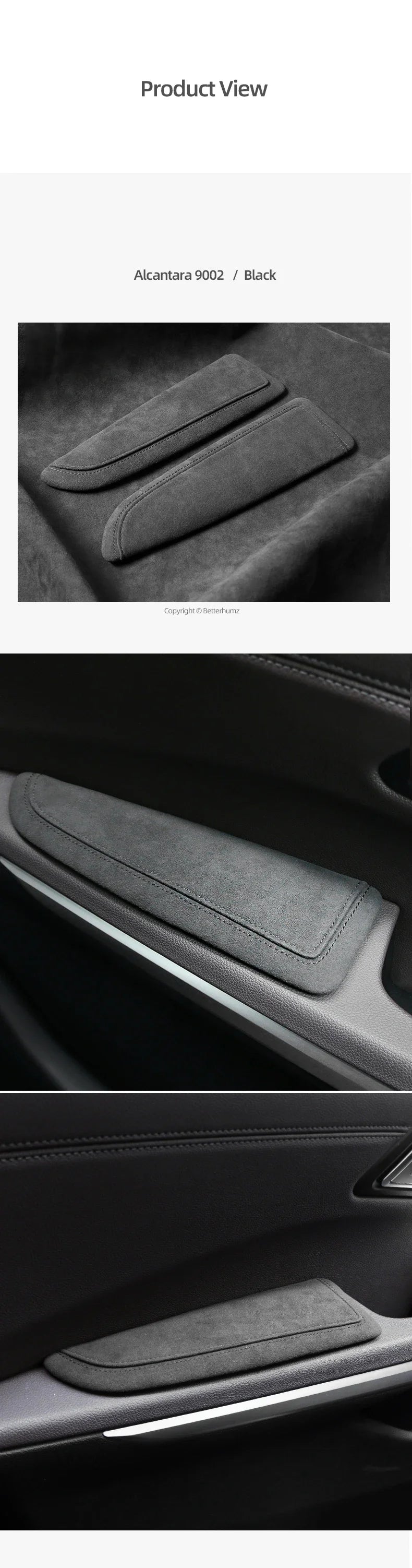 For BMW F30 F20 G20 G30 X3 G01 X5 E70 X6 E71 Made of Alcantara Car Door Armrest Elbow Pad Leg Support Cushion Anti-collision
