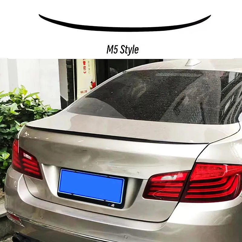 For BMW 5 Series F10 F18 M5 520i 525i 528i 530i 530i M4 M5 MP PSM Style Rear Trunk Lid Car Spoiler Wings Tuning Accessories Part