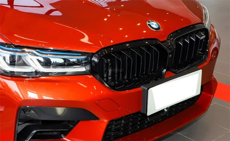 Car M Color/Gloss Black Front Bumper Grilles Kidney Racing Grill For BMW 5 Series G30 G38 G31 F90 M5 LCI 2020 2021 2022 2023