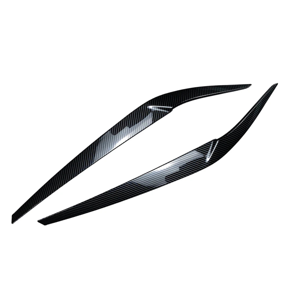 Car Front Headlight Eyebrow Eyelid Cover Trim For BMW 5 Series G30 G31 G38 F90 M5 525I 530I 540I 2017 2018 2019 2020 2021