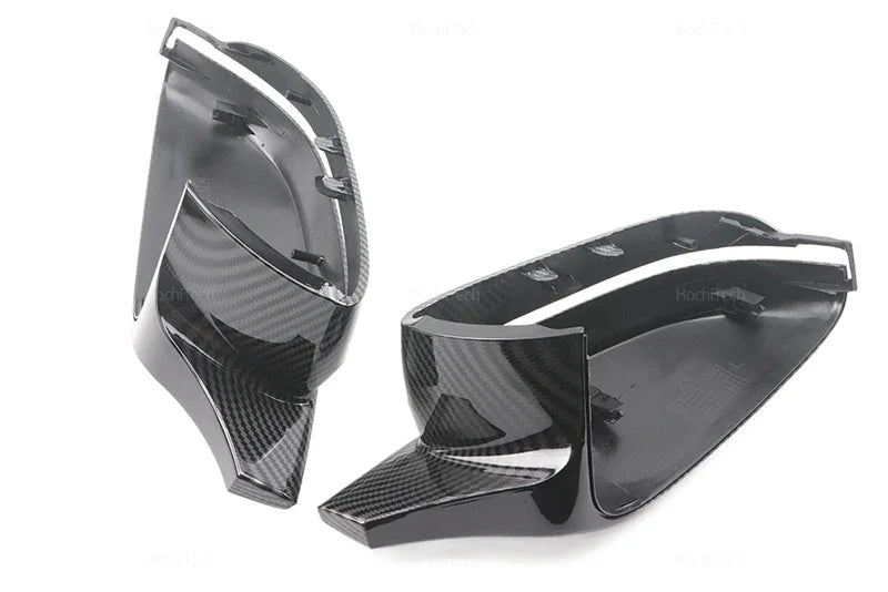 Carbon Fiber Glossy Black Replacement Side Mirror Covers Cap For BMW 3 4 5 7 8 Series G20 G21 G30 G38 G22 G23 G11 G12 G15 G16