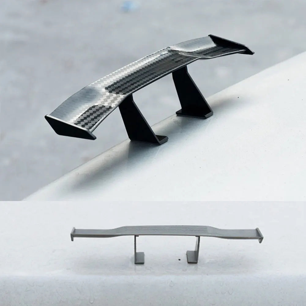 Car Rear Spoiler Mini Wing Small Model Decoration Auto Parts GT Style Winglet
