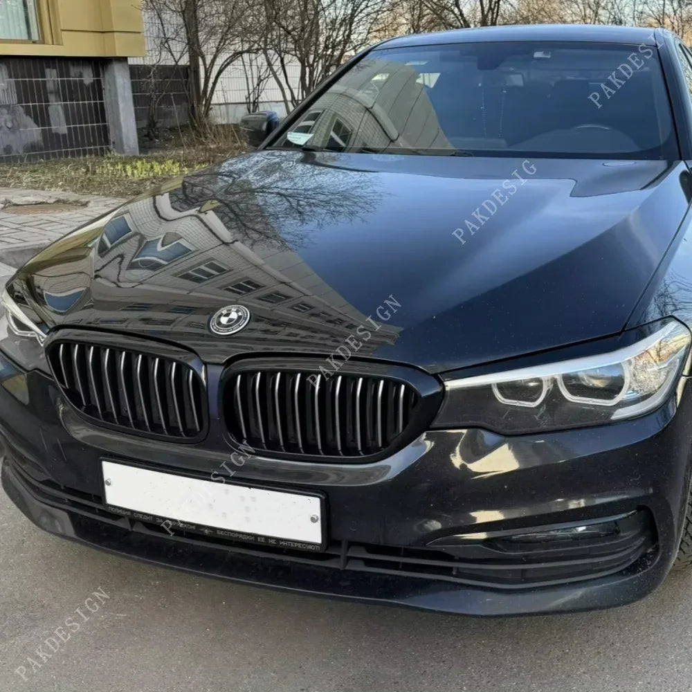 Front Headlight Eyelids Eyebrows for BMW 5 Series G30 G31 G38 F90 M5 525I 530I 540I 2017-2021 High Quality ABS Car Front Bodykit