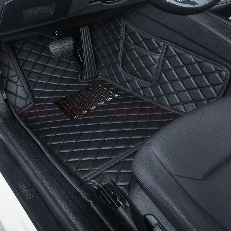 Artificial Leather Custom Car Floor Mats for BMW 4 Series F32 Coupe F33 Convertible F36 Gran Coupe Interior Accessories Details