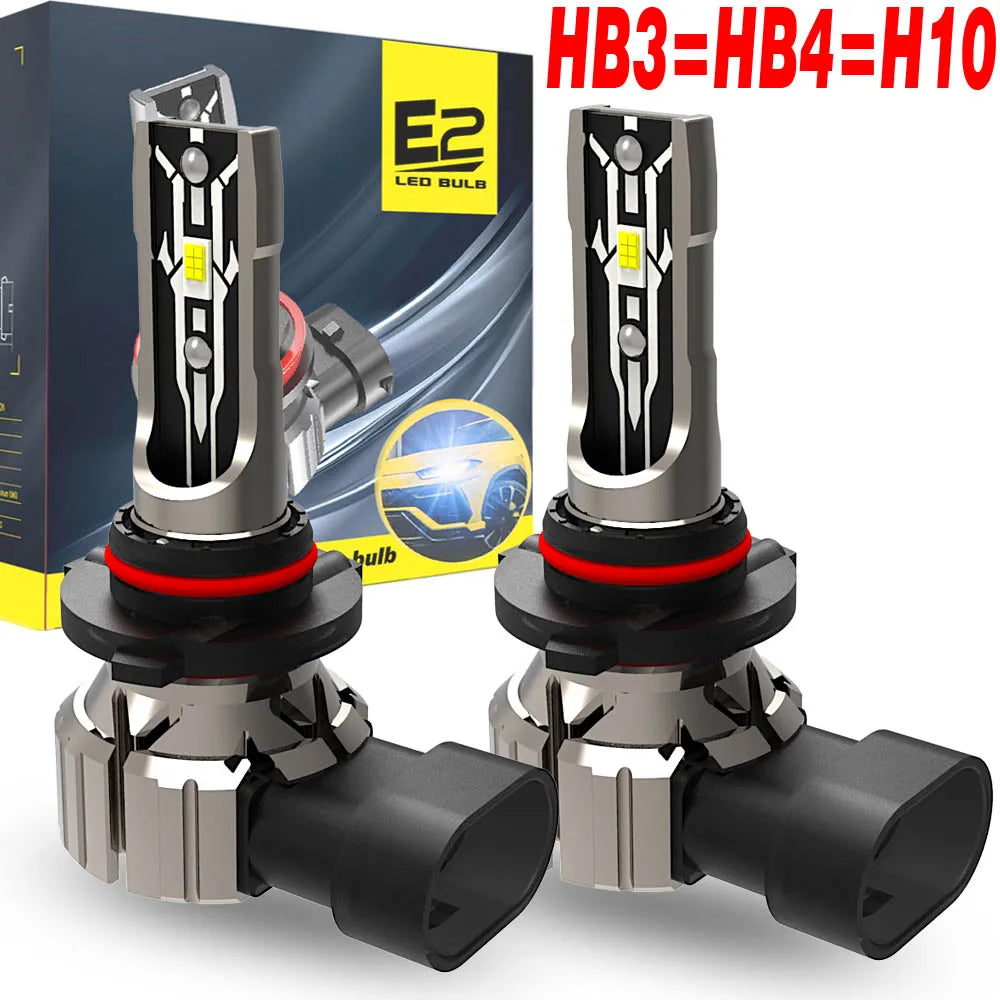 2X 9012 HIR2 9005 HIR2 H4 H7 H8 H9 H11 Led Fog Light Daytime Running Light DRL For BMW E46 E90 E60 E39 F10 F30 X5 E53 E87 6000k