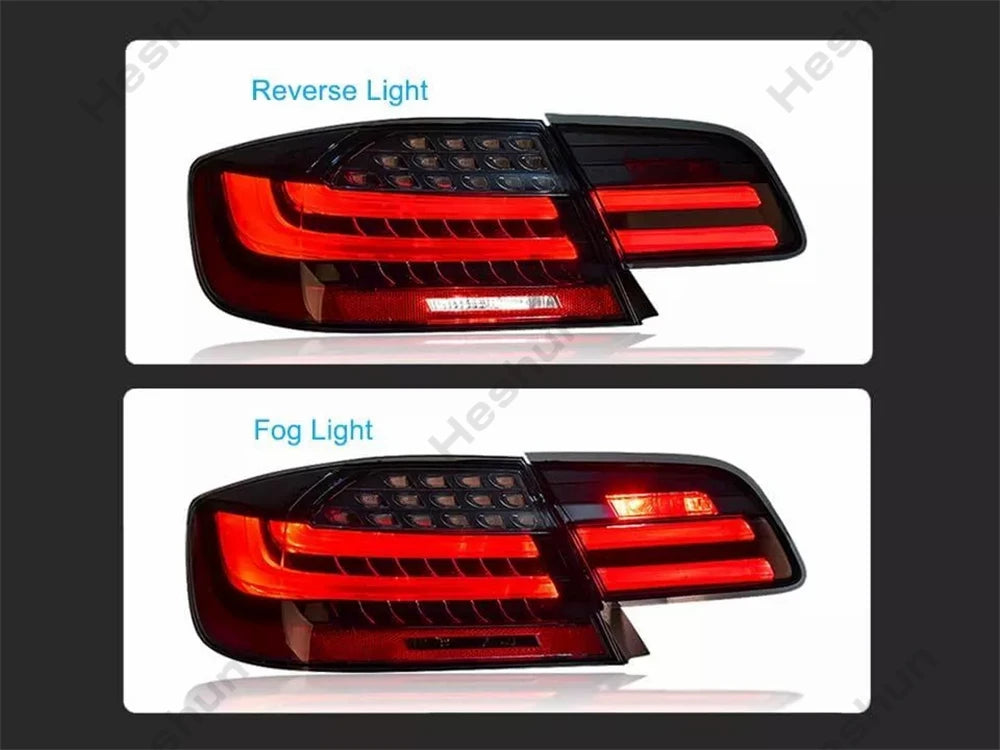 Pair Full LED Taillights For BMW 3 Series E92 M3 coupe 328i 335i 330i 2006 - 2012 Taillamp Rear Lamp Brake Fog Turn Signal Light