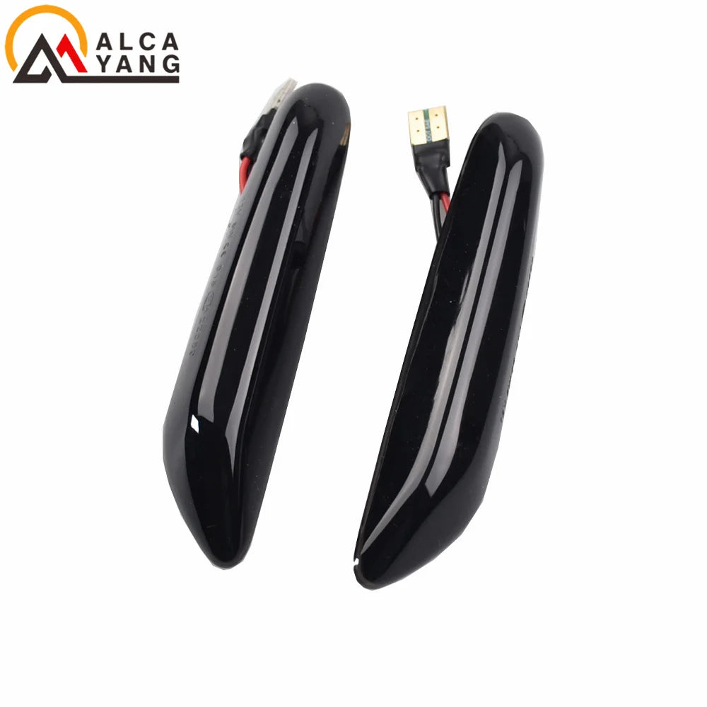 2x Dynamic LED Fender Light Side Marker For BMW 1 3 5 serie E46 E60 E61 E81 E82 E87 E88 E90 E91 E92 E93 X1 E84 X3 E83 X5 E53