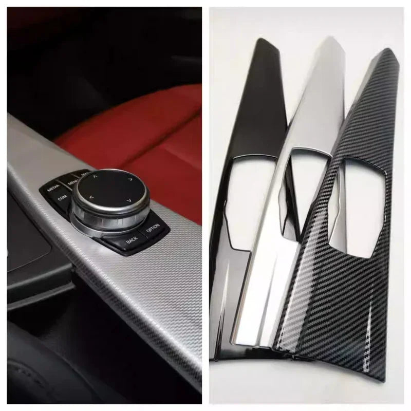 Gear panel trim cover for BMW F30, F32, LHD