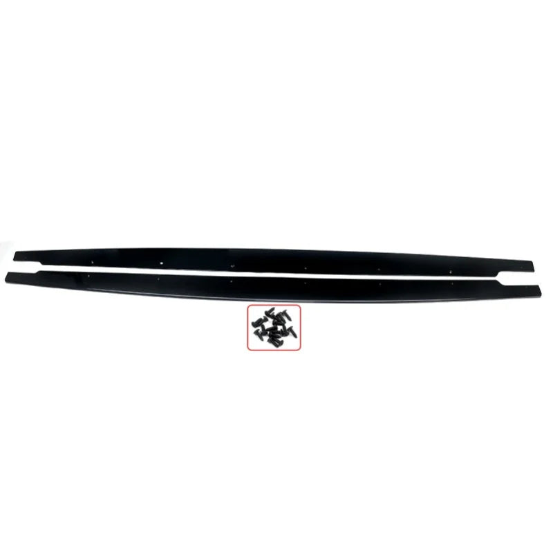 Side Skirt Extensions, Gloss Black, for BMW 3 Series E92 / E93 (2006-2013)