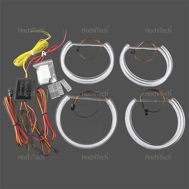 APP Dynamic Angel Eyes Rings Light DRL with Turn Signal Light for BMW 3 5 7 Series E36 E46 E39 E38 728i 740d 325i 328i 740i 730d