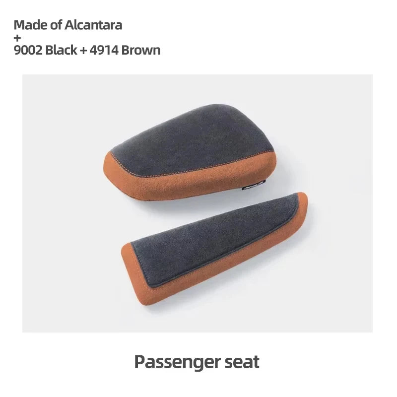 For BMW F30 F20 G20 G30 X3 G01 X5 E70 X6 E71 Made of Alcantara Car Door Armrest Elbow Pad Leg Support Cushion Anti-collision