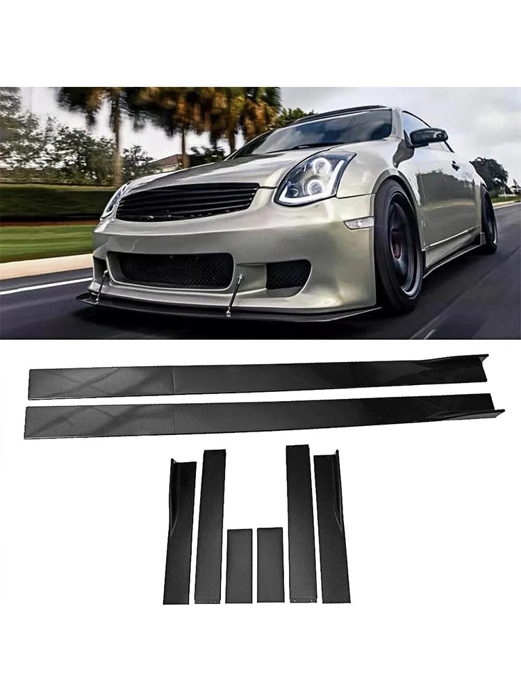 Side Skirt Extensions, Gloss Black, for BMW M3 G80 / G81 and M4 G82 / G83 (2021+)