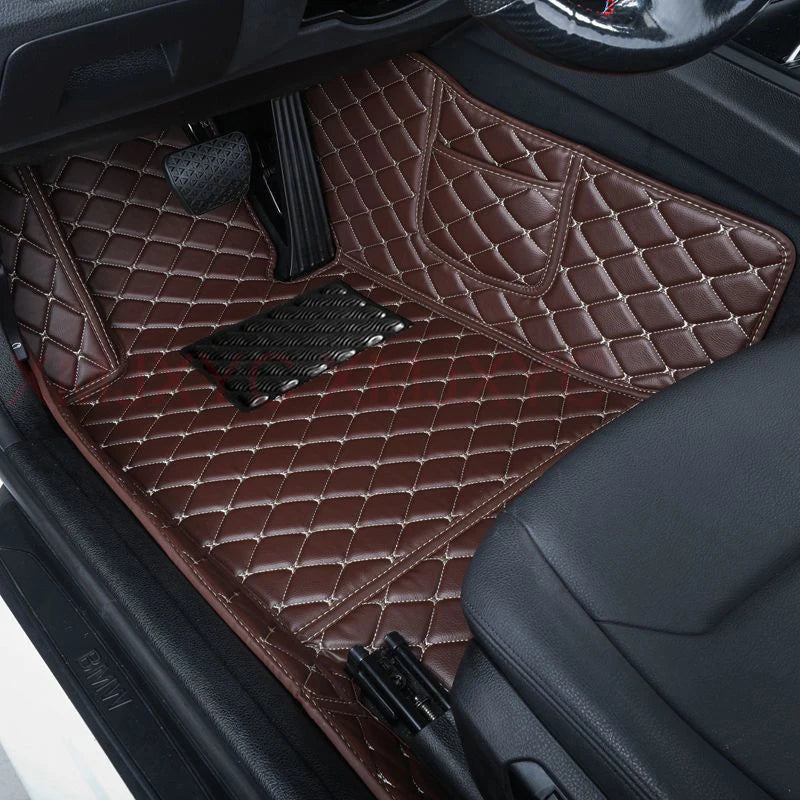 Artificial Leather Custom Car Floor Mats for BMW 4 Series F32 Coupe F33 Convertible F36 Gran Coupe Interior Accessories Details