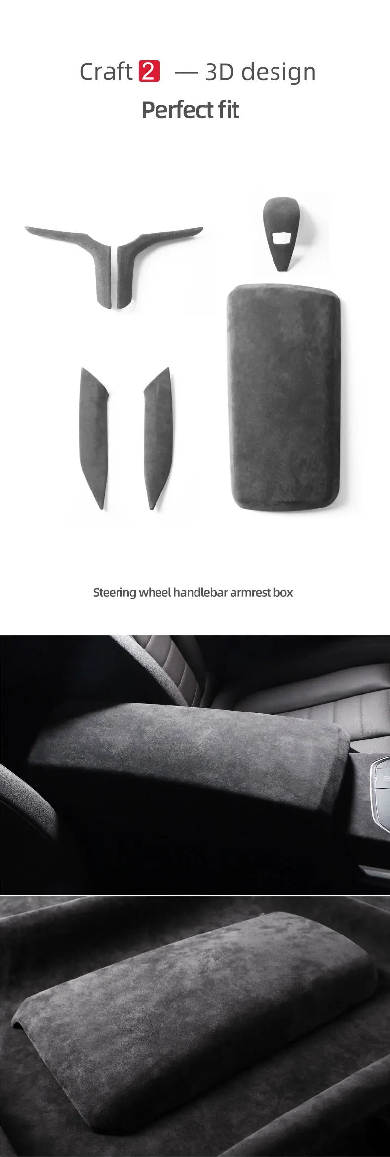 For BMW G20 G28 G23 Serie 3 4 Made of Alcantara Center Console Gear Shift Knob Panel Cover Trim Sticker Car Interior Accessories