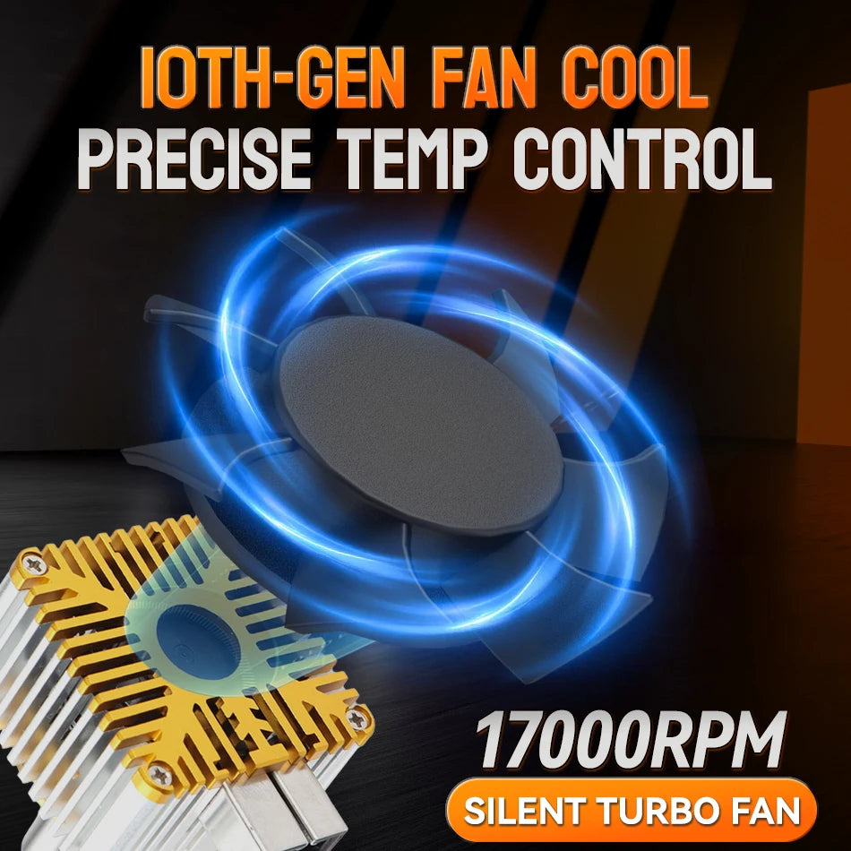 2pc 360 Led D1S D3S D4S D2S Headlight Canbus Bulbs CSP Led  Super Bright D1R D4R D2R D3R Car Bulb 24V 12V For Projector Lens