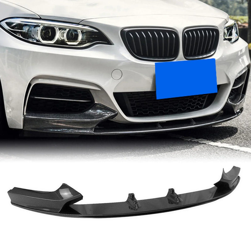 Front Lip Spoiler, Carbon Look, for BMW 2 Series F22 / F23 (2014-2021)