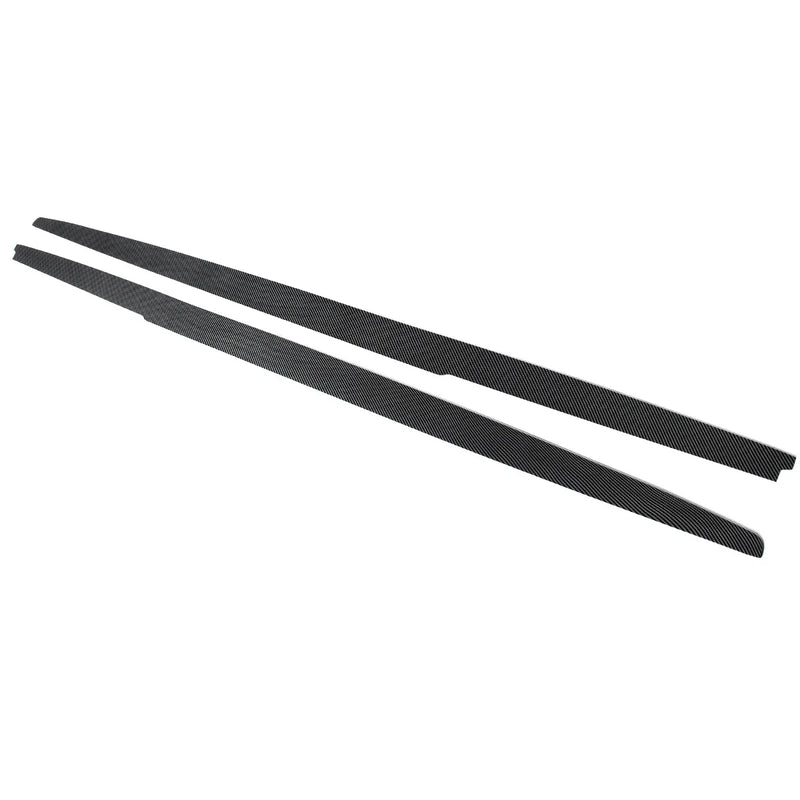 Side Skirt Extensions, Carbon Look, for BMW 3 Series F30 / F31 (2012-2019)
