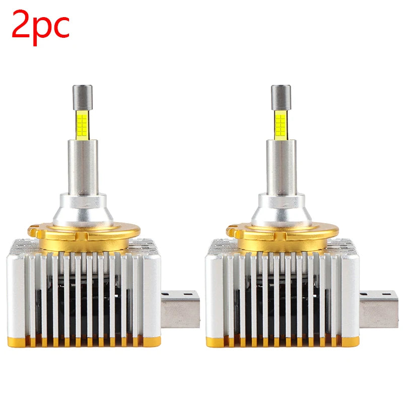 2pc 360 Led D1S D3S D4S D2S Headlight Canbus Bulbs CSP Led  Super Bright D1R D4R D2R D3R Car Bulb 24V 12V For Projector Lens