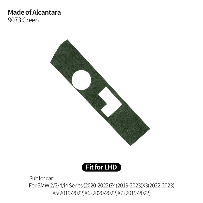 Made of Alcanrata For BMW G20 G22 G07 F44 i4 G29 X3 G01 X5 G05 G06 Gear Shifter Panel Frame Sticker Car Interior Trim Accessory