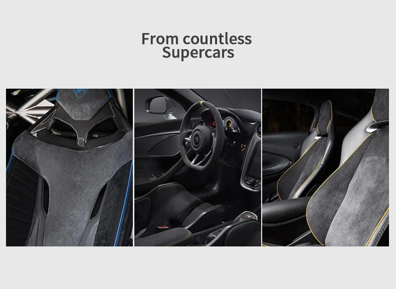 Made of Alcanrata For BMW G20 G22 G07 F44 i4 G29 X3 G01 X5 G05 G06 Gear Shifter Panel Frame Sticker Car Interior Trim Accessory