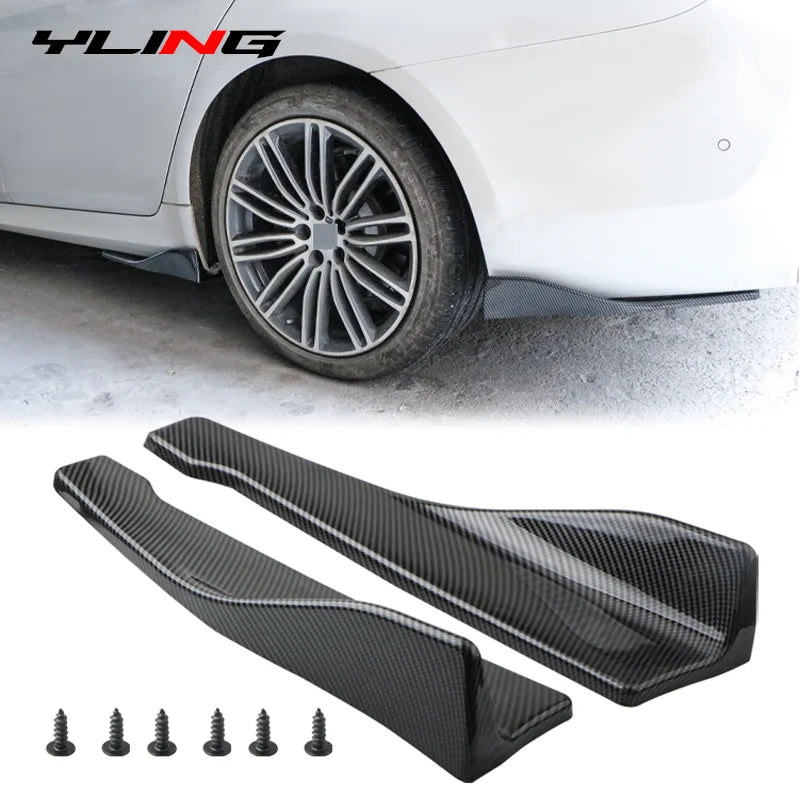 Side skirt extension winglets, 48 cm, universal fit for BMW